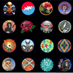 symbol dead 16 ikons